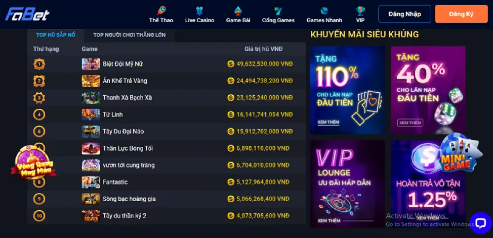 Nohu 09 chính thức, đa dạng lựa chọn trò chơi casino trực tuyến
